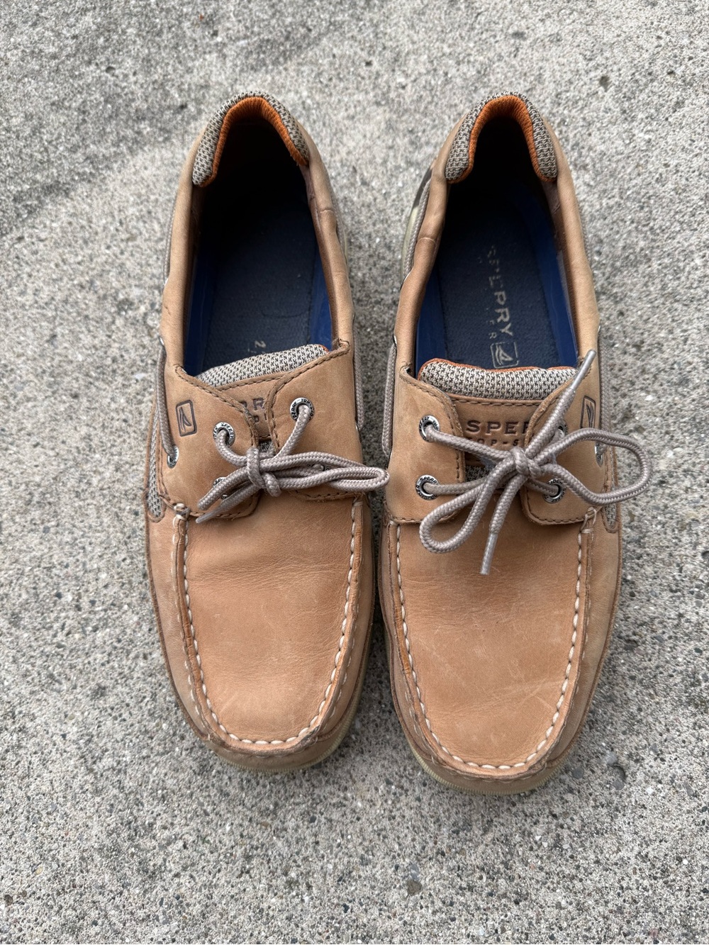 Sperry Tan Leather Classic 2-Eye Boat Shoes